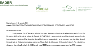 Convocatoria de Asamblea extraordinaria para Renovación de cargos de la Junta directiva